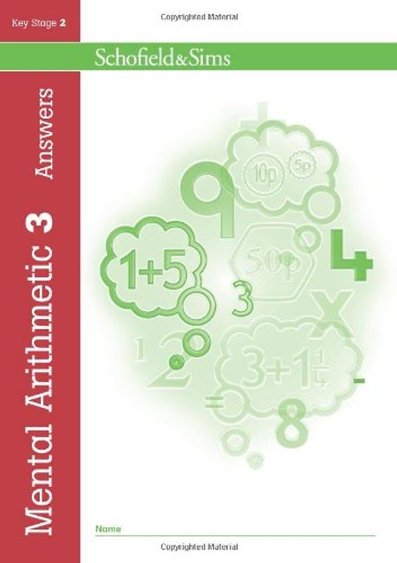 Mental Arithmetic Answer Book 3 - Goddard, T R