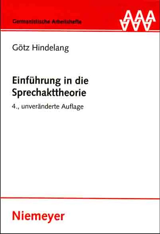Einführung in die Sprechakttheorie