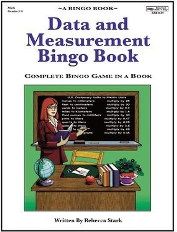 Data and Measurement Bingo Book: Complete Bingo Game In A Book