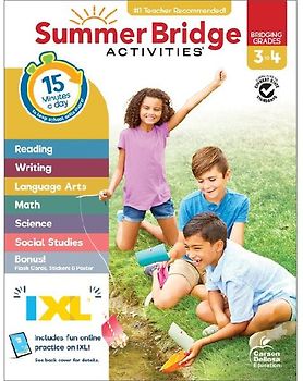 Summer Bridge Activities, Grades 3 - 4