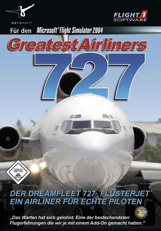 Greatest Airliners 727 [Flight Simulator 2004 AddOn] PC Spiele