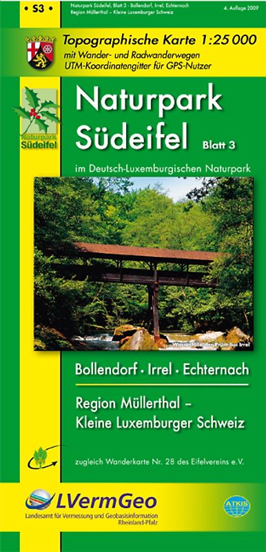 Naturpark Südeifel /Irrel, Bollendorf, Echternach, Region Müllerthal - Kleine Luxemburger Schweiz (WR)