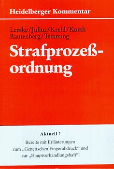 Heidelberger Kommentar zur Strafprozessordnung