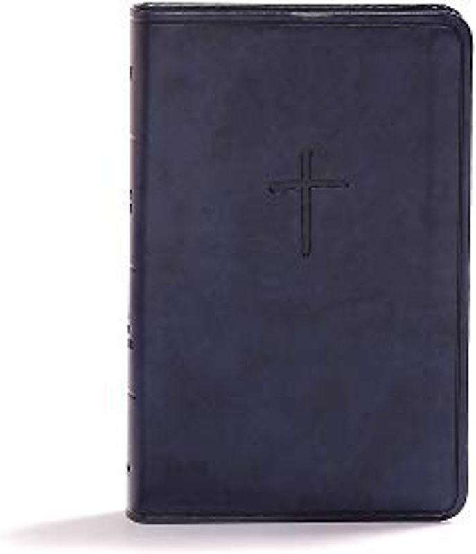 KJV Compact Bible, Value Edition, Navy Leathertouch