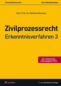Zivilprozessrecht Erkenntnisverfahren 3