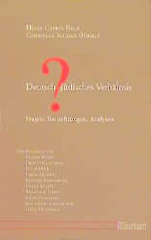 Deutsch-jüdisches Verhältnis?