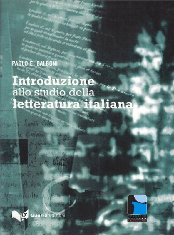 Introduzione allo studio della letteratura italiana