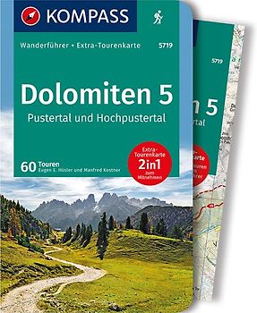 KOMPASS Wanderführer Pustertal und seine Seitentäler, Herausragende Dolomiten