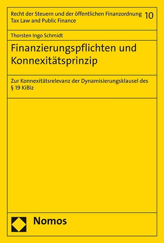 Finanzierungspflichten und Konnexitätsprinzip
