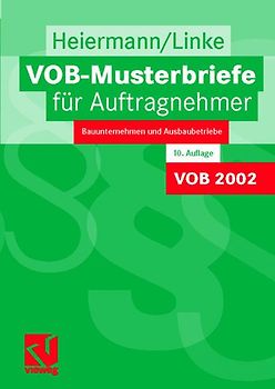 VOB-Musterbriefe für Auftragnehmer