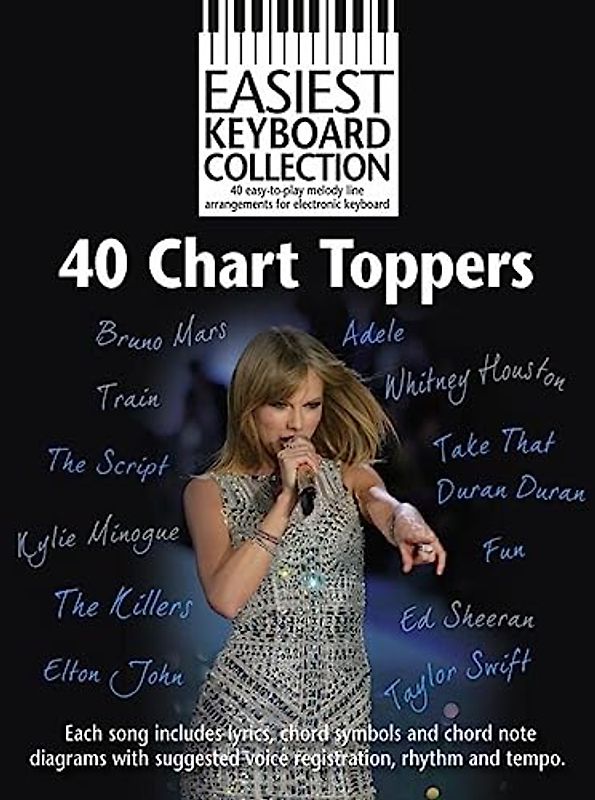 Easiest Keyboard Collection: 40 Chart Toppers: Noten für Keyboard