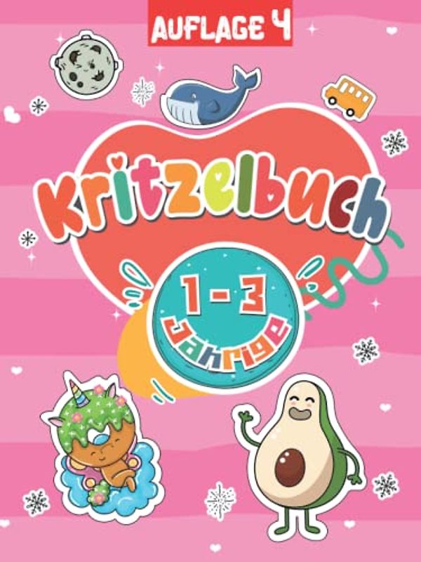 Kritzelbuch für Kinder: Malbuch für 1 bis 3 jährige