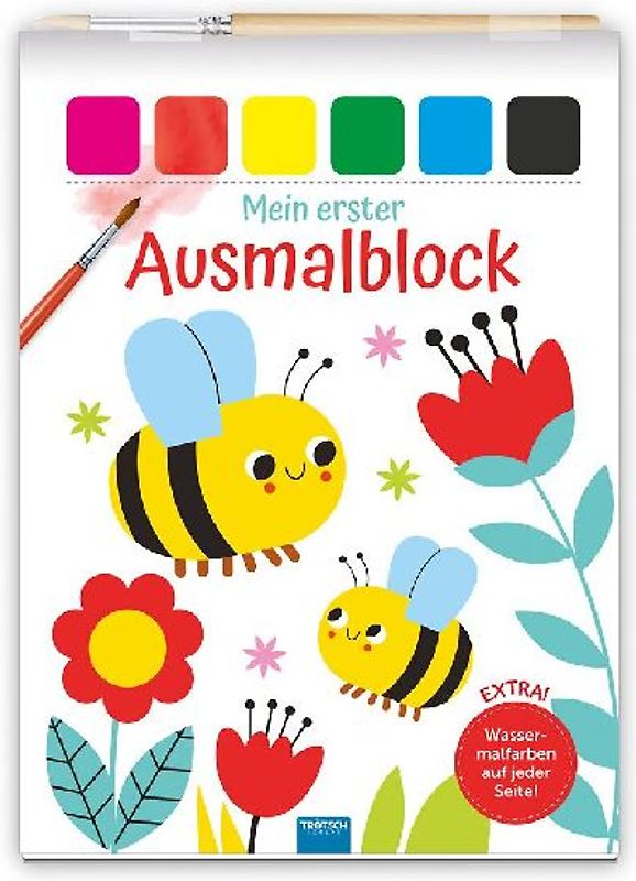 Trötsch Malbuch Mein erster Ausmalblock Biene