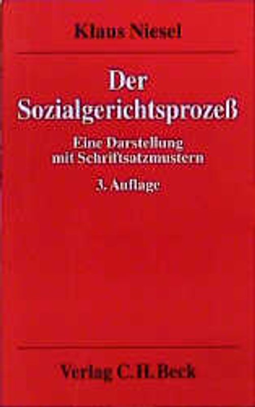 Der Sozialgerichtsprozess