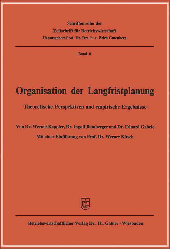 Organisation der Langfristplanung
