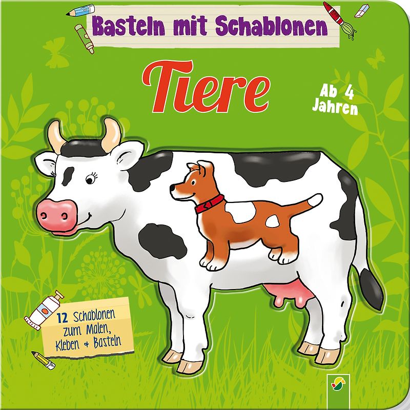 Basteln mit Schablonen - Tiere