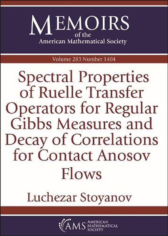 Spectral Properties of Ruelle Transfer Operators for Regular Gibbs Measures and Decay of Correlations for Contact Anosov Flows (Memoirs of the American Mathematical Society, 283)