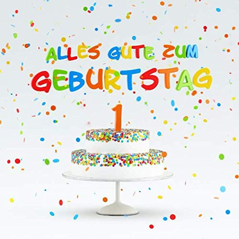 Alles Gute Zum Geburtstag: Kindergeburtstag Gästebuch zum Eintragen - 1. Geburtstag