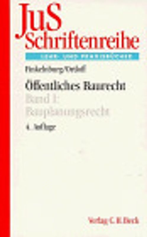 Öffentliches Baurecht / Bauplanungsrecht