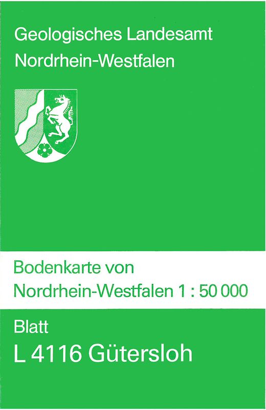 Bodenkarten von Nordrhein-Westfalen 1:50000 / Gütersloh