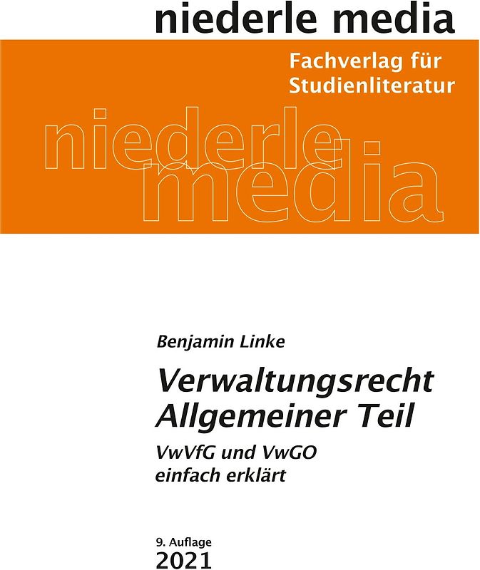 Verwaltungsrecht Allgemeiner Teil - 2022