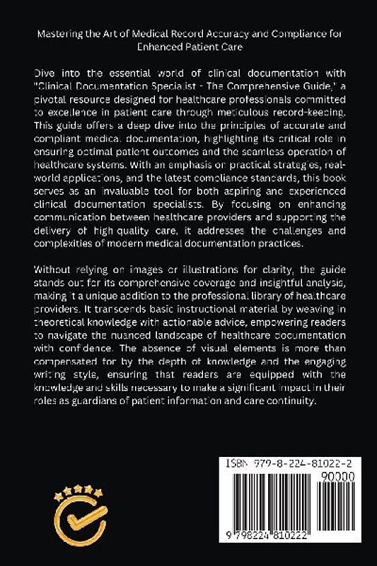 Clinical Documentation Specialist - The Comprehensive Guide