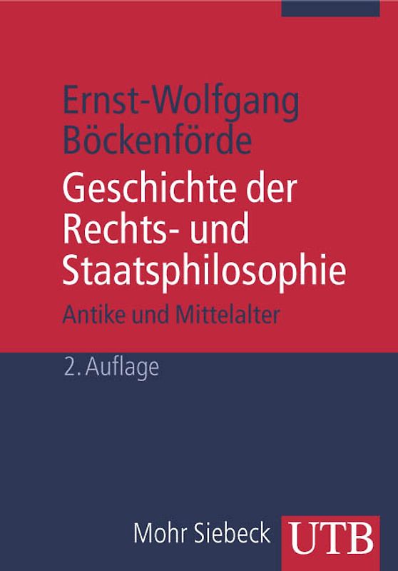 Geschichte der Rechts- und Staatsphilosophie