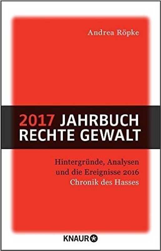 2017 Jahrbuch rechte Gewalt