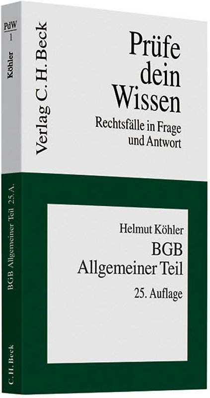 BGB Allgemeiner Teil