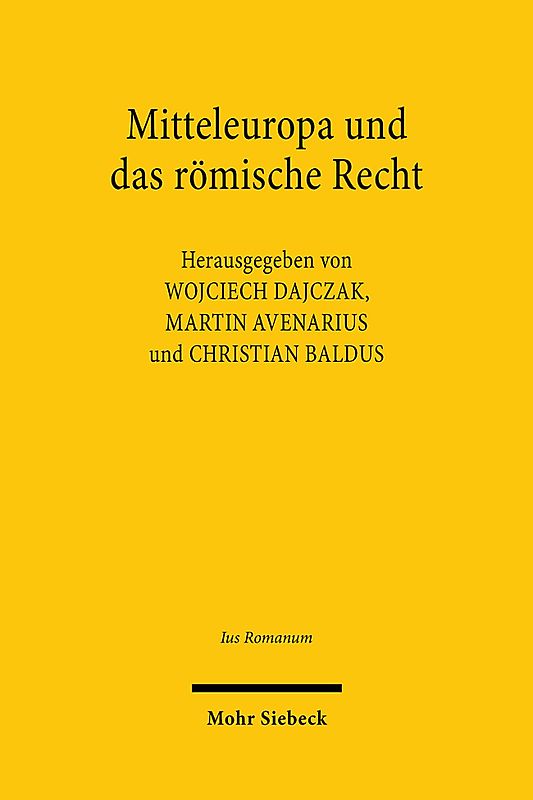Mitteleuropa und das römische Recht