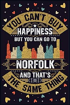 Norfolk Notebook: Home City Norfolk in Virginia Pride Flag Journal