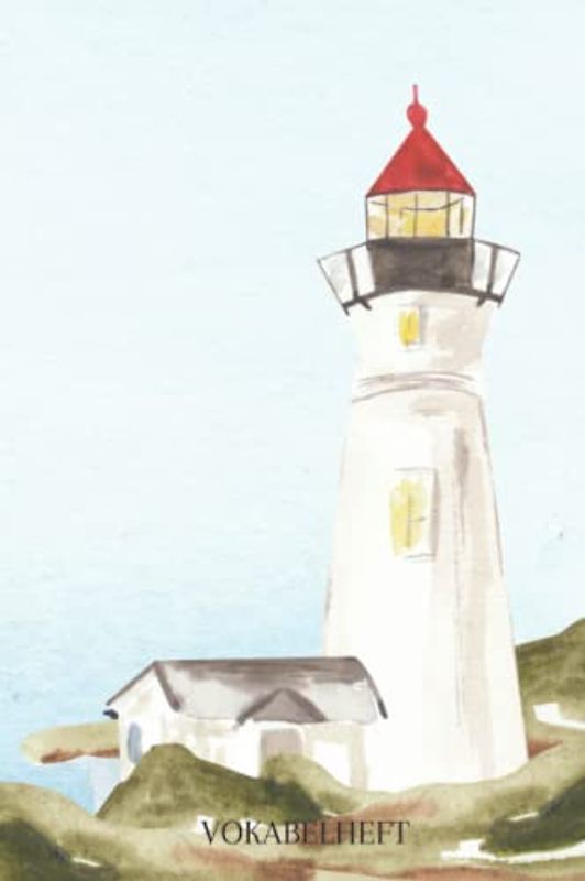 Vokabelheft: Vokabelheft Leuchtturm, 60 Seiten mit je 2 Spalten, A5