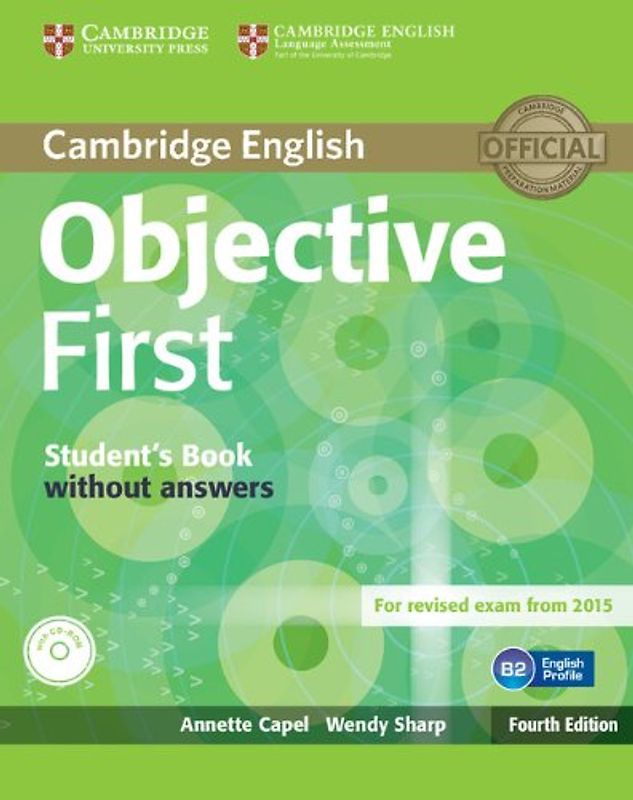Objective First Student's Book without Answers + CD - Sharp, Wendy