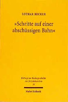 Schritte auf einer abschüssigen Bahn