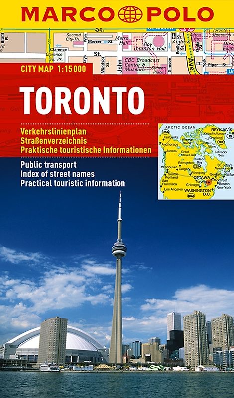 MARCO POLO Cityplan Toronto 1:15 000