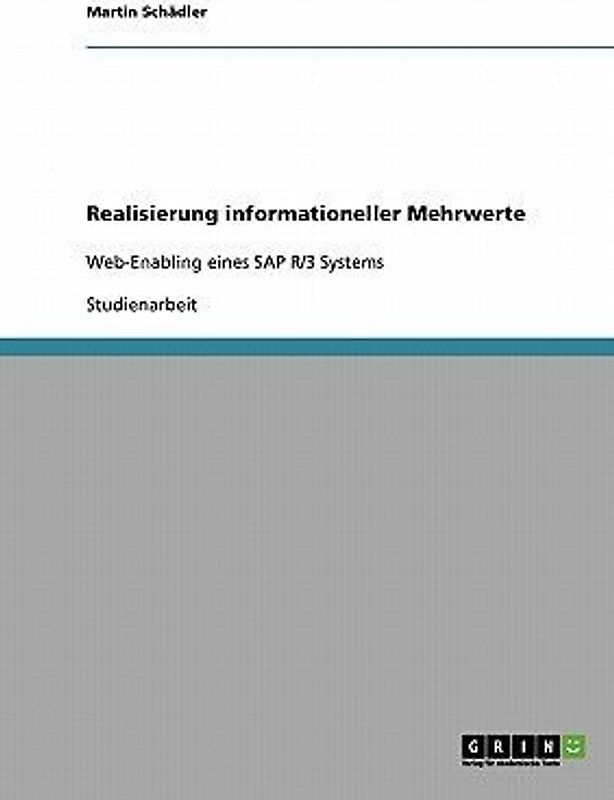 Realisierung informationeller Mehrwerte
