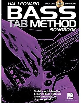 Hal Leonard Bass Tab Method Songbook 1: CD, Songbook für Bass-Gitarre