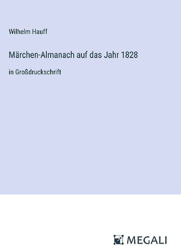 Märchen-Almanach auf das Jahr 1828