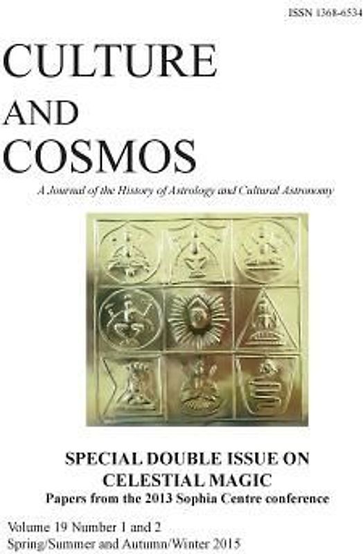 Culture and Cosmos Vol 19 1 and 2