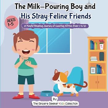 The Milk-Pouring Boy and his Stray Feline Friends: A Playful Rhyming Journey of Counting Kitties from 1 to 10 (Books about God for Kids of All Faiths, Band 6)