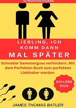 LIEBLING ICH KOMM DANN MAL SPÄTER VORZEITIGER SAMENERGUSS VERHINDERN: Selbstcoaching 2023 - TOP 150 Seiten - SONDERASUGABE MIT SEXTAGEBUCH