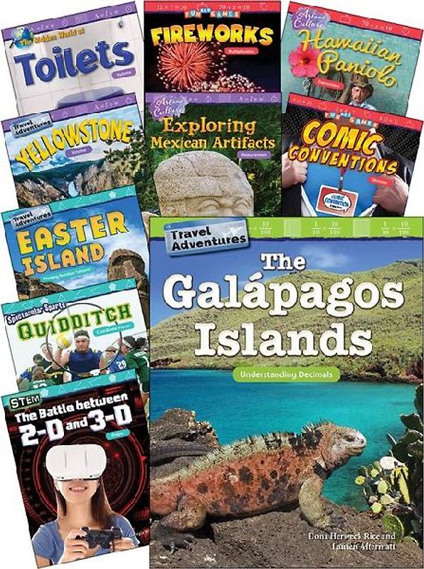 Geometry, Measurement, and Operations and Algebraic Reasoning for Fifth Grade, 10-Book Set