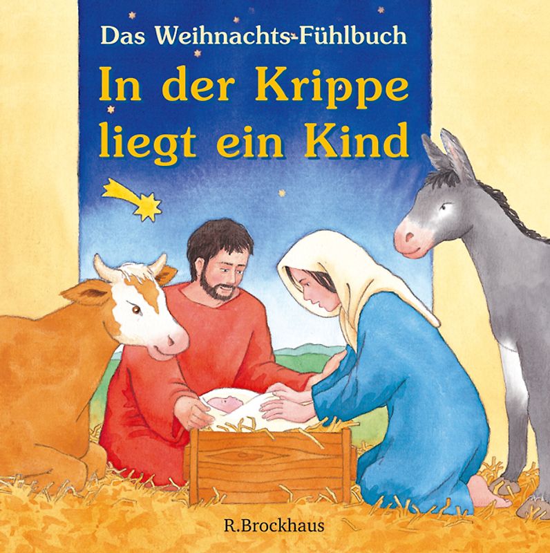 In der Krippe liegt ein Kind