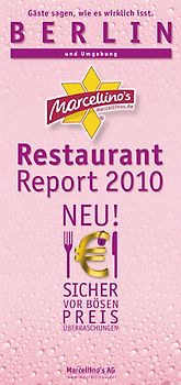 Marcellino's Restaurant Report Berlin 2010 - Edition Pink-Champagne