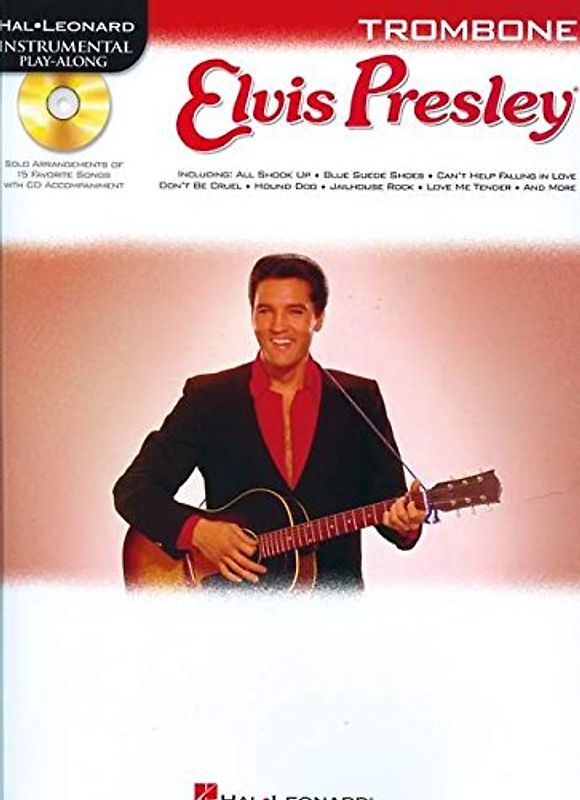 Instrumental Play Along Elvis Presley Trombone Book/Cd (Hal Leonard Instrumental Play-Along)
