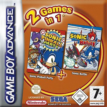 2 Games in 1: Sonic Battle + Sonic Pinball Nintendo Game Boy Advance
