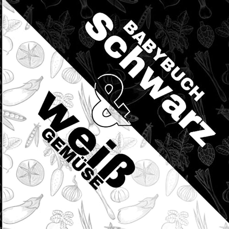 Schwarz Weiß Baby Bücher: Kontrastreiche Babybücher Visuelle Stimulation für Babys