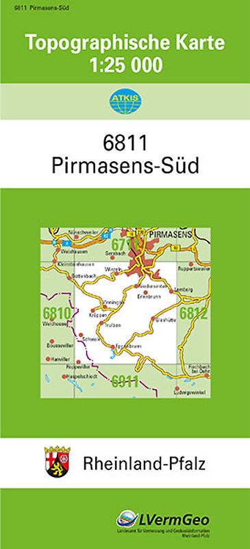 TK25 6811 Pirmasens-Süd