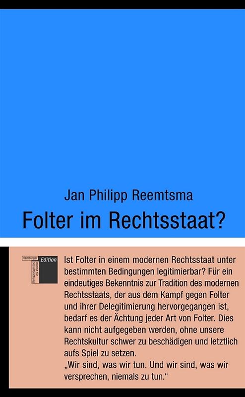 Folter im Rechtsstaat?