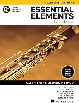 Essential Elements for Band Eb Alto Clarinet Book 1 with Eei Online Resources Alto Clarinet Method Songbook and Sheet Music for Students and Teachers Comprehensive Band Method